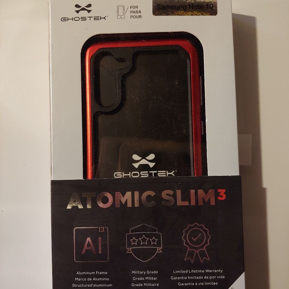 BNWT Ghost tech Samsung note 10 atomic slim